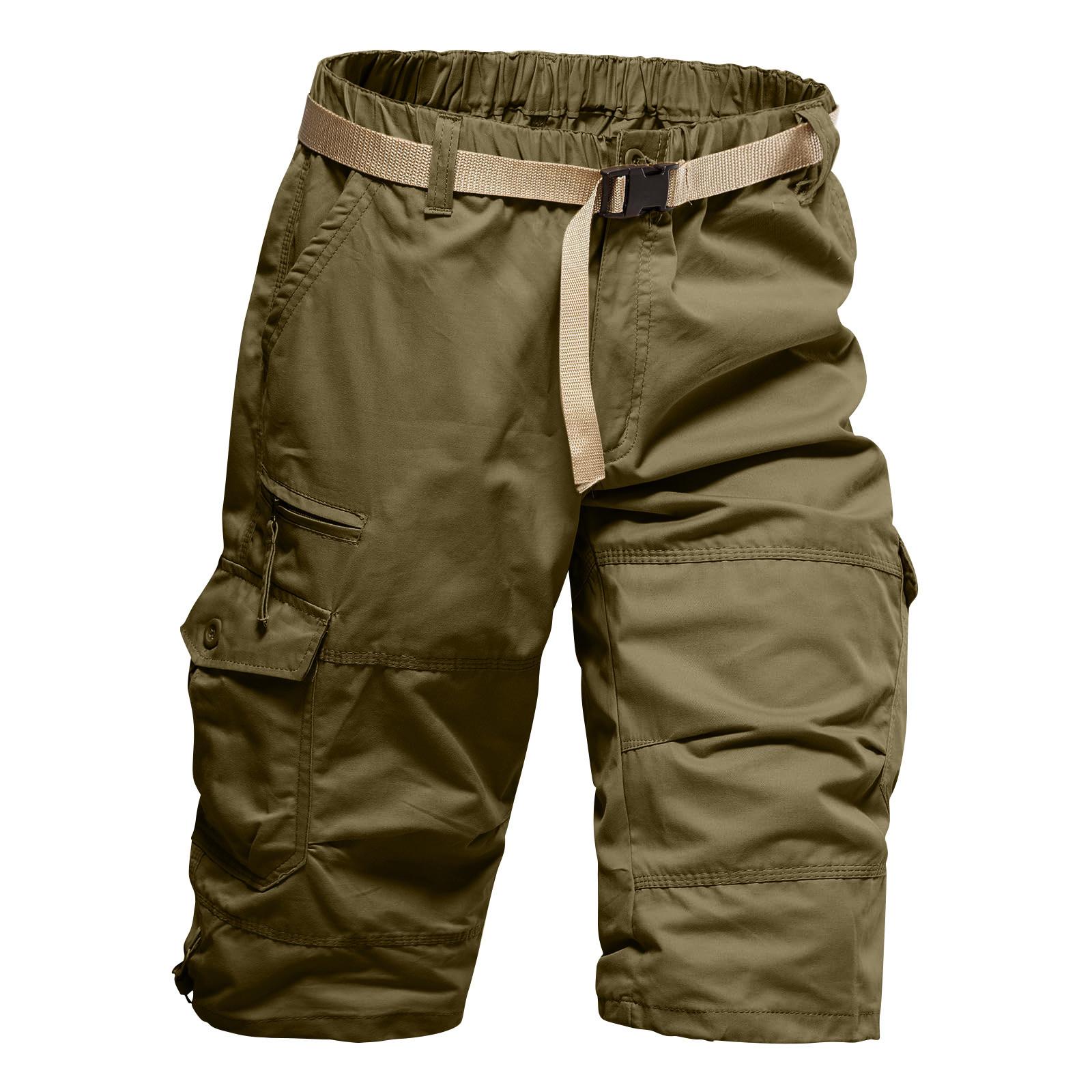 Мужские спортивные хлопковые льняные повседневные свободные шорты Повседневные пижамы — фото 9