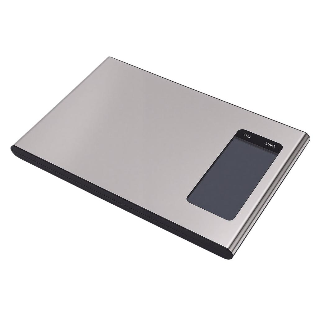Balanza de Cocina Inteligente Digital de Acero Inoxidable para Pesar Alimentos con Pantalla HD para Planificación Positiva de la Dieta
