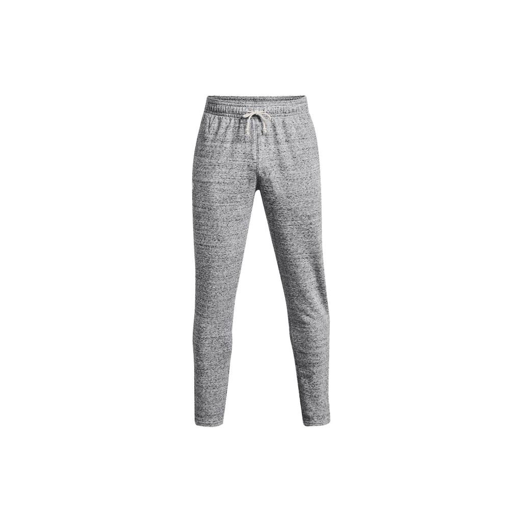 Under Armour Rival Casual Pants Men's Light Gray Moderate Straight Fit Pants 1376772-011