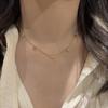 Years Aurora Rainbow Necklace Women'S Summer Sweet Dopamine Flash Diamond Pendant Premium Sense Clavicle Chain
