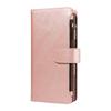 Compatible with Pixel 11 Pro XL, 9-Card Leather Grain Zipper Wallet Case, Google 10A Protective Cover.