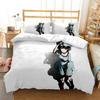 3D-Druck Anime Steins Gate Bettwäsche-Set Doppelbett Twin King Weiche Bettbezug Warme Decke Kissenbezug Junge Männer Junge Frauen Erwachsene Schlafzimmer