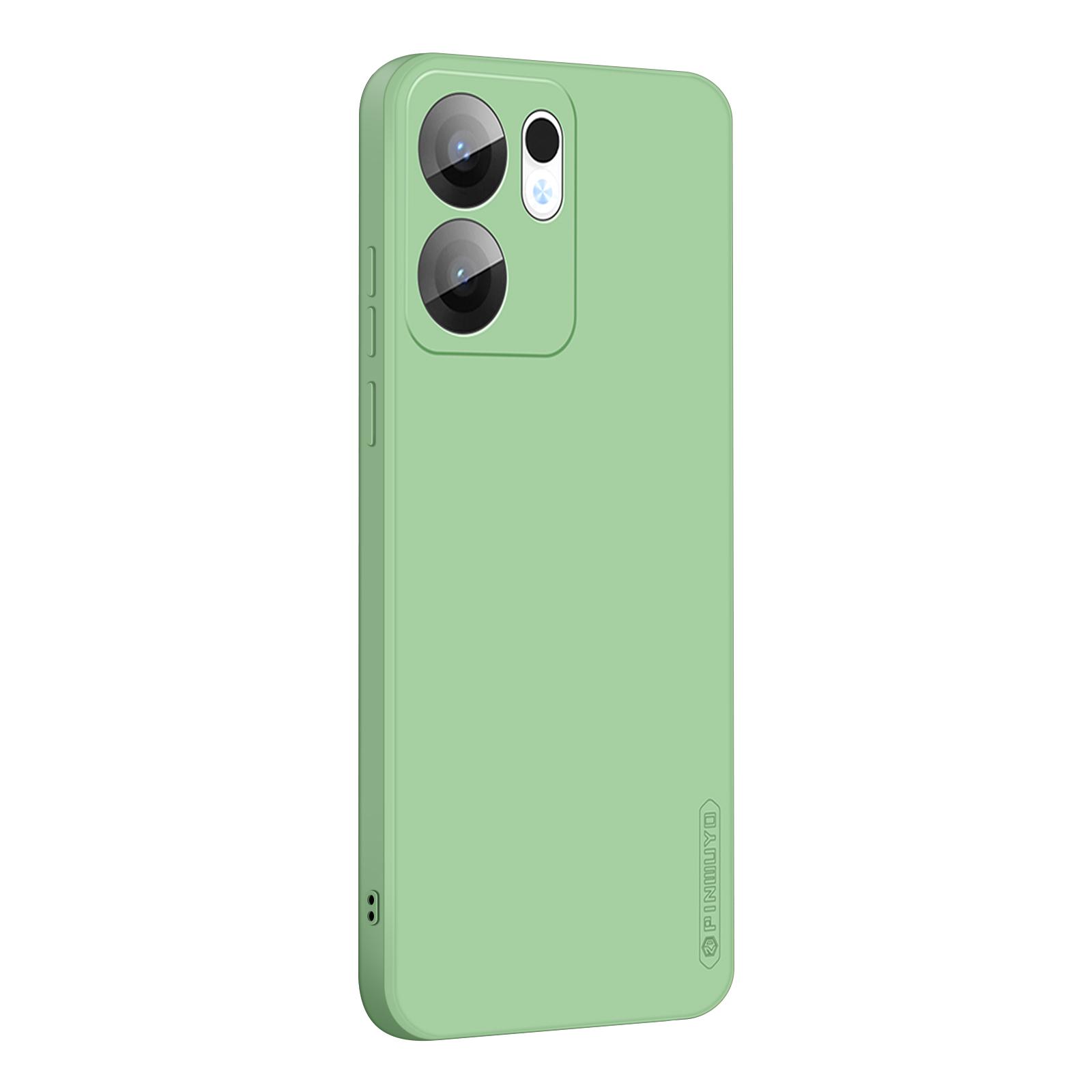 

Для телефону Oppo Reno13 F 4G/Oppo Reno13 F 5G Чохол PINWUYO М який Матовий ТПУ Мобільна Задня Кришка Green