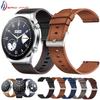 Pulseira de couro para Xiaomi Watch S1/Amazfit GTR 2/47 mm, pulseira feminina e masculina para Huawei GT2 Pro, acessórios para relógio inteligente