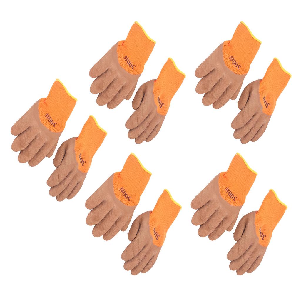 5 Pairs Work Gloves Waterproof Thermal Insulated Working Safety Gloves for Winter Operation