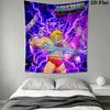 He Man Wall Tapestry Aesthetic Wall Hanging Printed Fabric Blanket Decorative Tapestries for Bedroom Living Room Home Decor