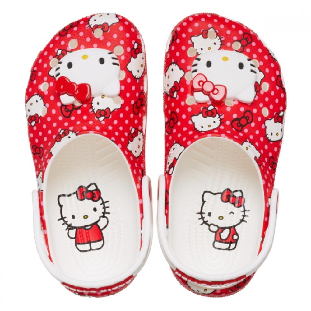 Crocs Kids Sanrio Characters Red Classic Clog Kids 210576 90h Crocs Sandals Slippers Hello Kitty
