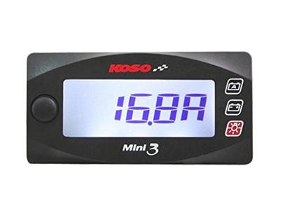 KN Planning KOSO Motorcycle Scooter Car Mini3 Digital Ammeter Voltmeter Ampere Volt Voltmeter