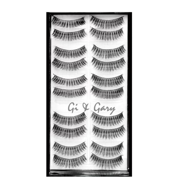 Gi & Gary - Профессиональные ресницы Hollywood Glamour F09 10 pairs