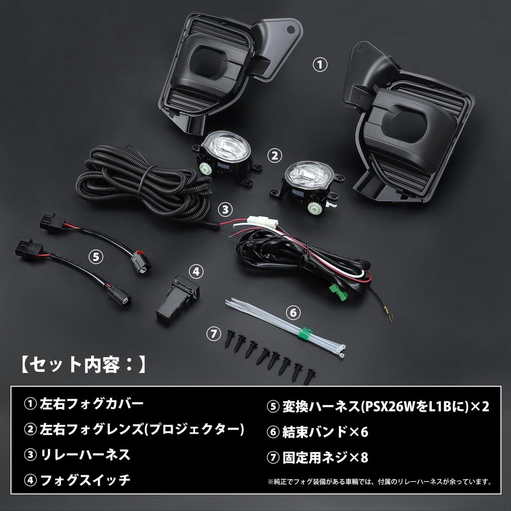 OPPLIGHT LED Fog Lamp Unit for Toyota Hiace 200 Ace and 8th Fits All Grades 2013 and Custom Converts PSX26W To Vehicle Inspection Adjustable Beam