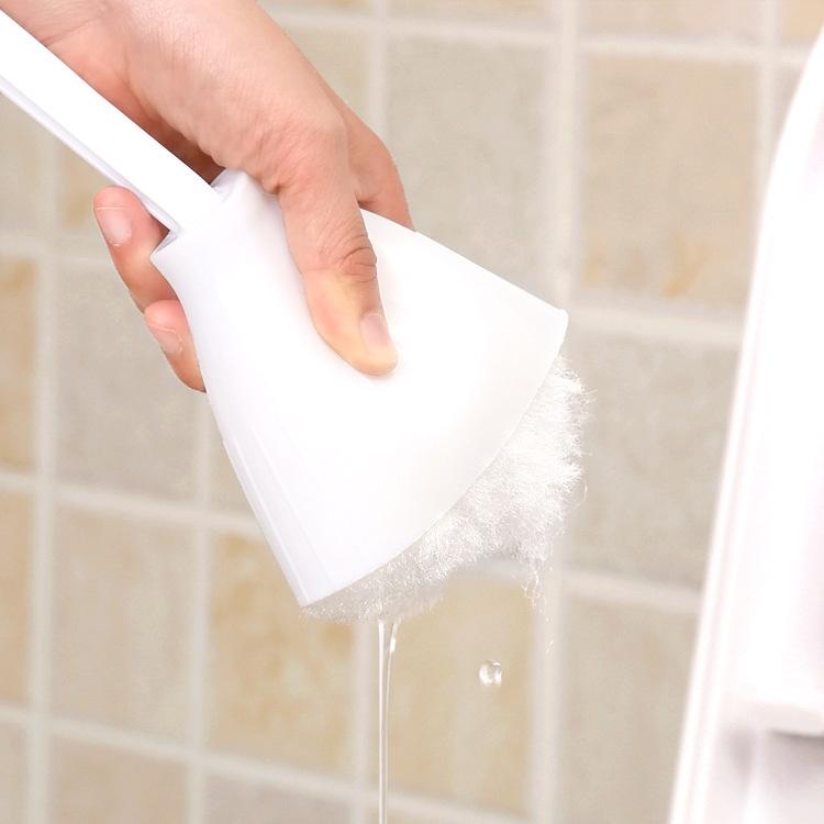 Mop cu perie de toaletă cu tampon moale multifuncțional