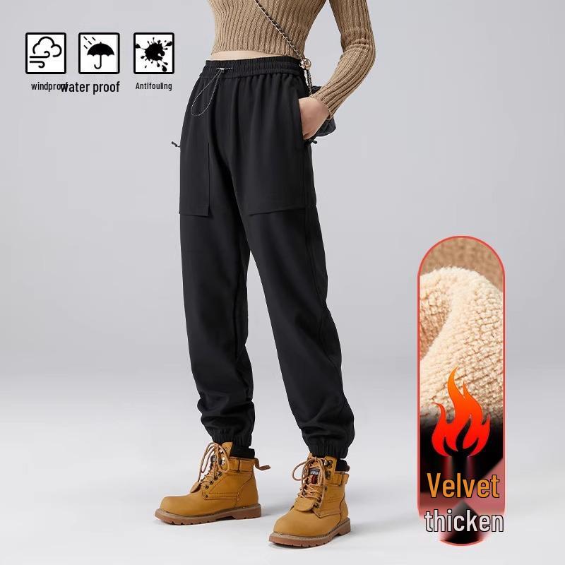 Unisex Windproof Waterproof Softshell Jogger Pants for All Seasons