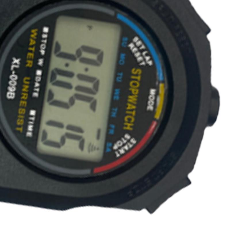 Vodotěsné digitální LCD chronografové stopky s časovačem a alarmem s řemínkem