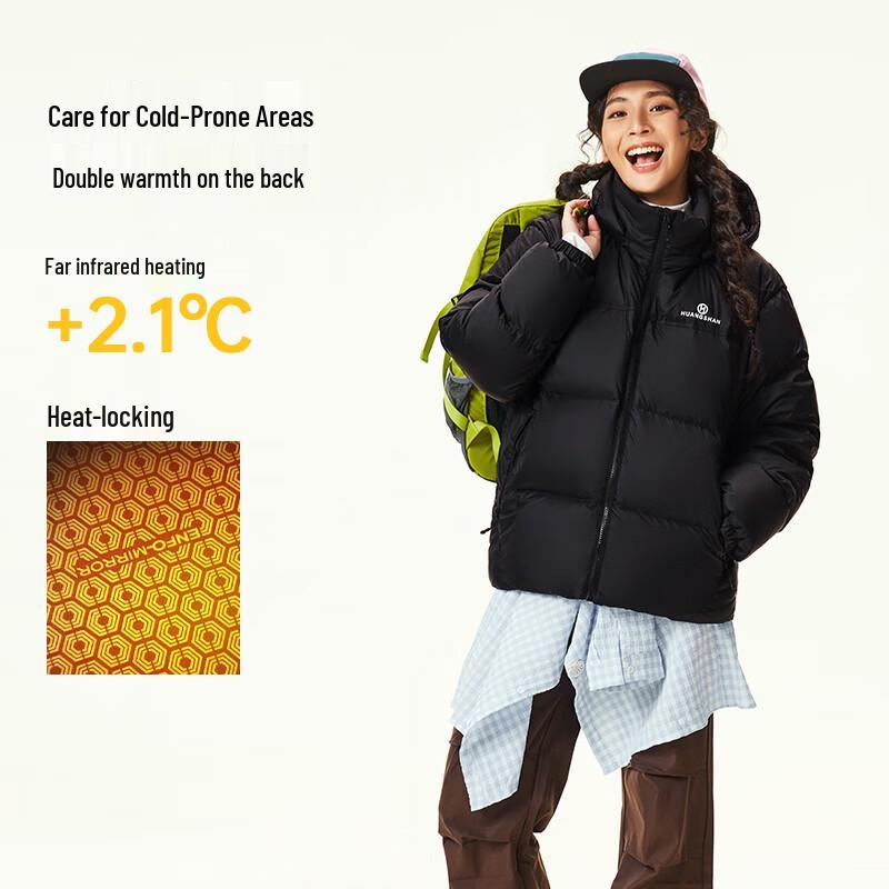 Camel Huangshan Unisex Thickened Duck Down Puffer Jacket E35CAEC001