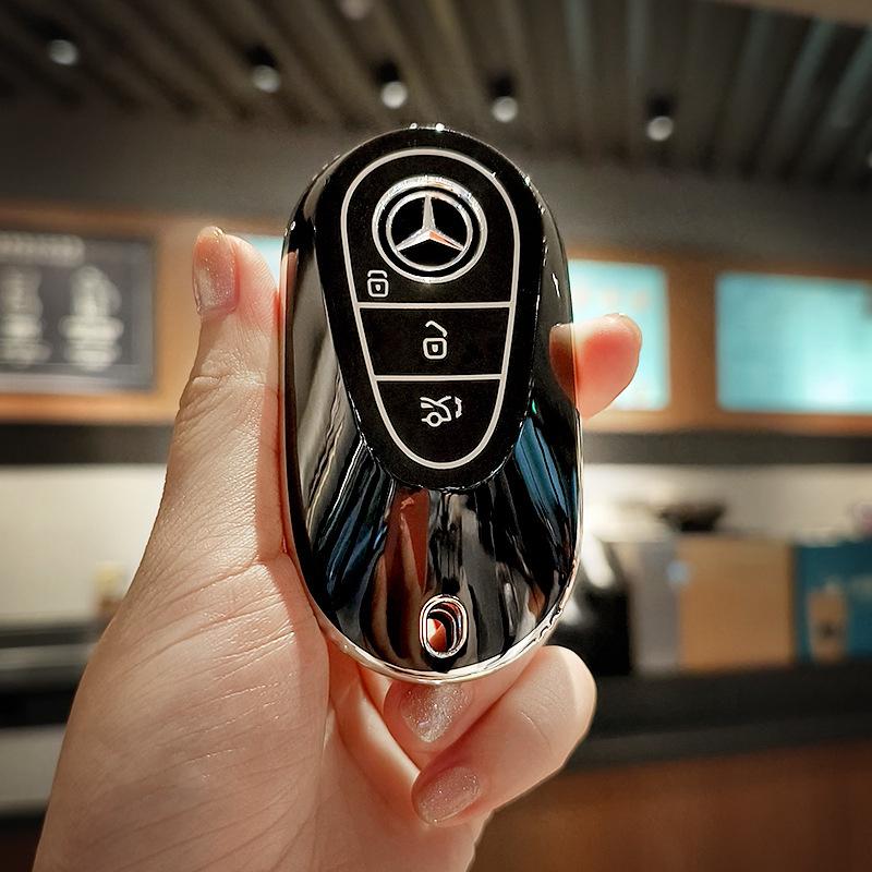 Mercedes-Benz Key Case: Compatible with C260L, E300L, A200L, C/E-Class, GLC, GLE350, GLA - Unisex Design