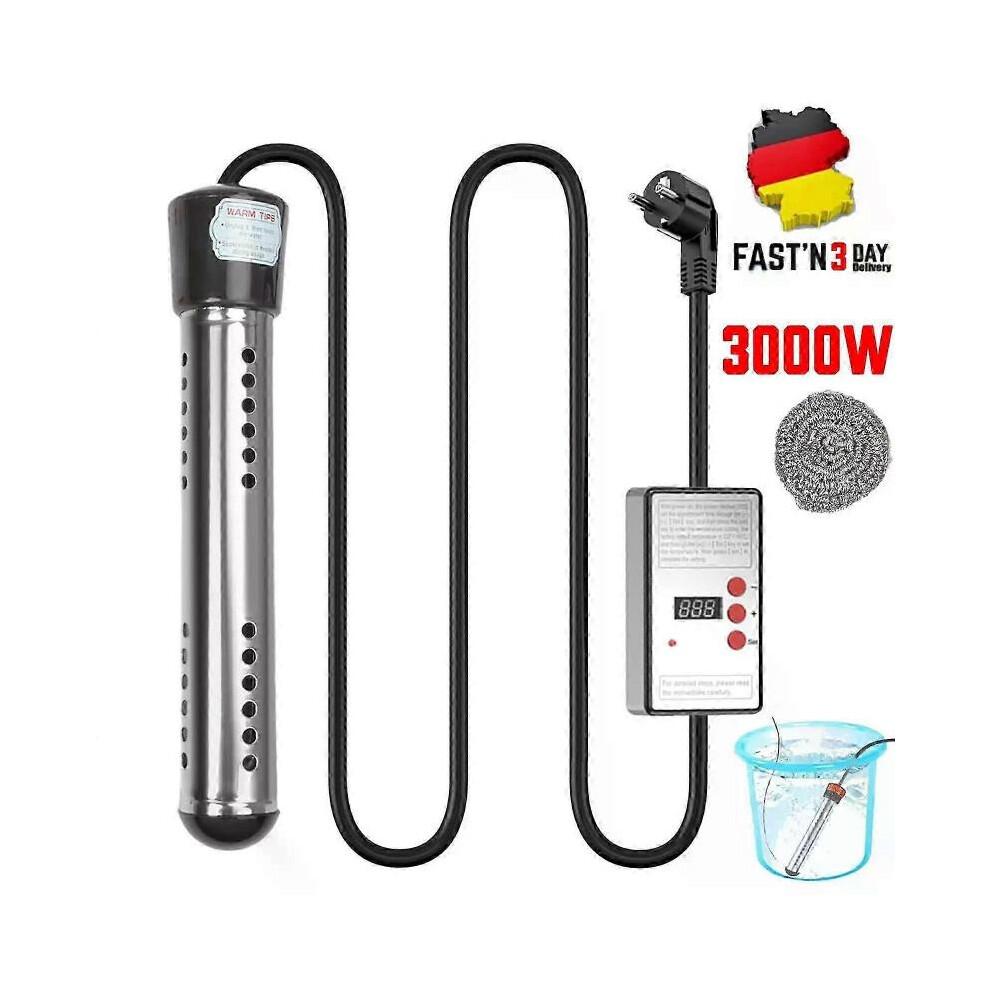 3000W Timing Poolheizung Tauchsieder Elektrischer Badewanne Tauchwasserbereiter
