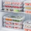 1/3/5Pcs Food Fruit Storage Box Multiple Compartments BPA Free Transparent Design Portable Refrigerator Freezer Organizer