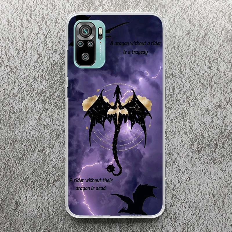 

F-Fourth W-Wing Dragon Print Soft Case for Xiaomi Redmi Note 14 13 12S 11S Phone Shell 10 Pro Plus 11E 11T 12 11 10S 5G Cover Redmi Note 11S 4G