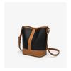IELGY Ladies Bucket Bag Retro Fashion Simple Korean Version All-Match Stitching Messenger Bag