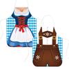 1PC Munich Oktoberfest Decorative Apron, German Oktoberfest Funny Character Cos Apron Waterproof Overalls