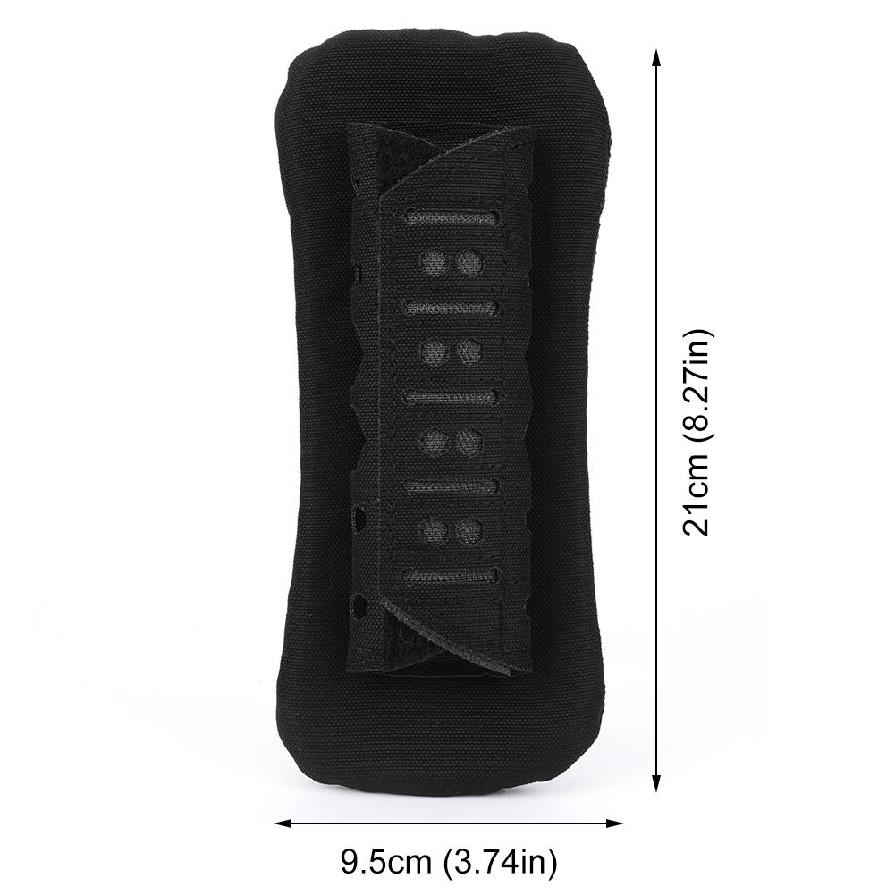 

1-3pc Vest Shoulder Strap Pads Outdoor Backpack Breathable Mesh Cushion Shoulder Pad for Hunting Vest Hiking Backpack Accessorie 1PCS чёрный