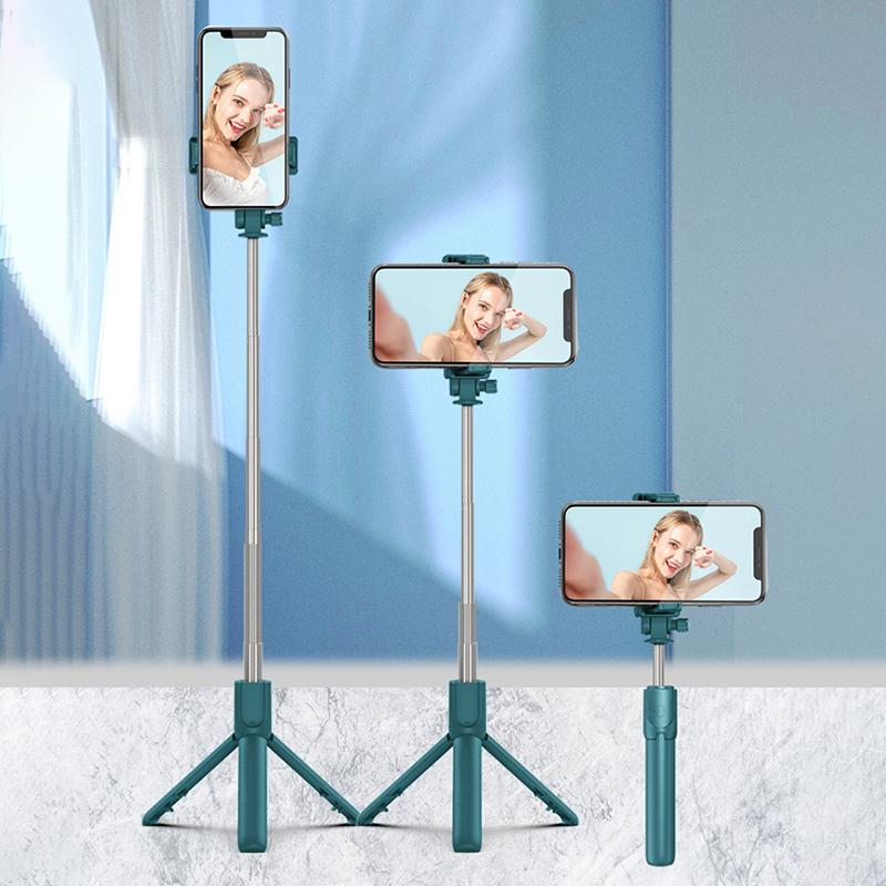 Cell Phone Selfie Stick Tripod Bluetooth Remote Wireless Selfi Stick Phone Holder Stand With Beauty Fill Light For Phone