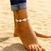 1 tobillera bohemia para mujer, pulsera de verano para playa, descalza, para tobillo, correa para el tobillo, joyería para el pie, accesorios de cuentas.