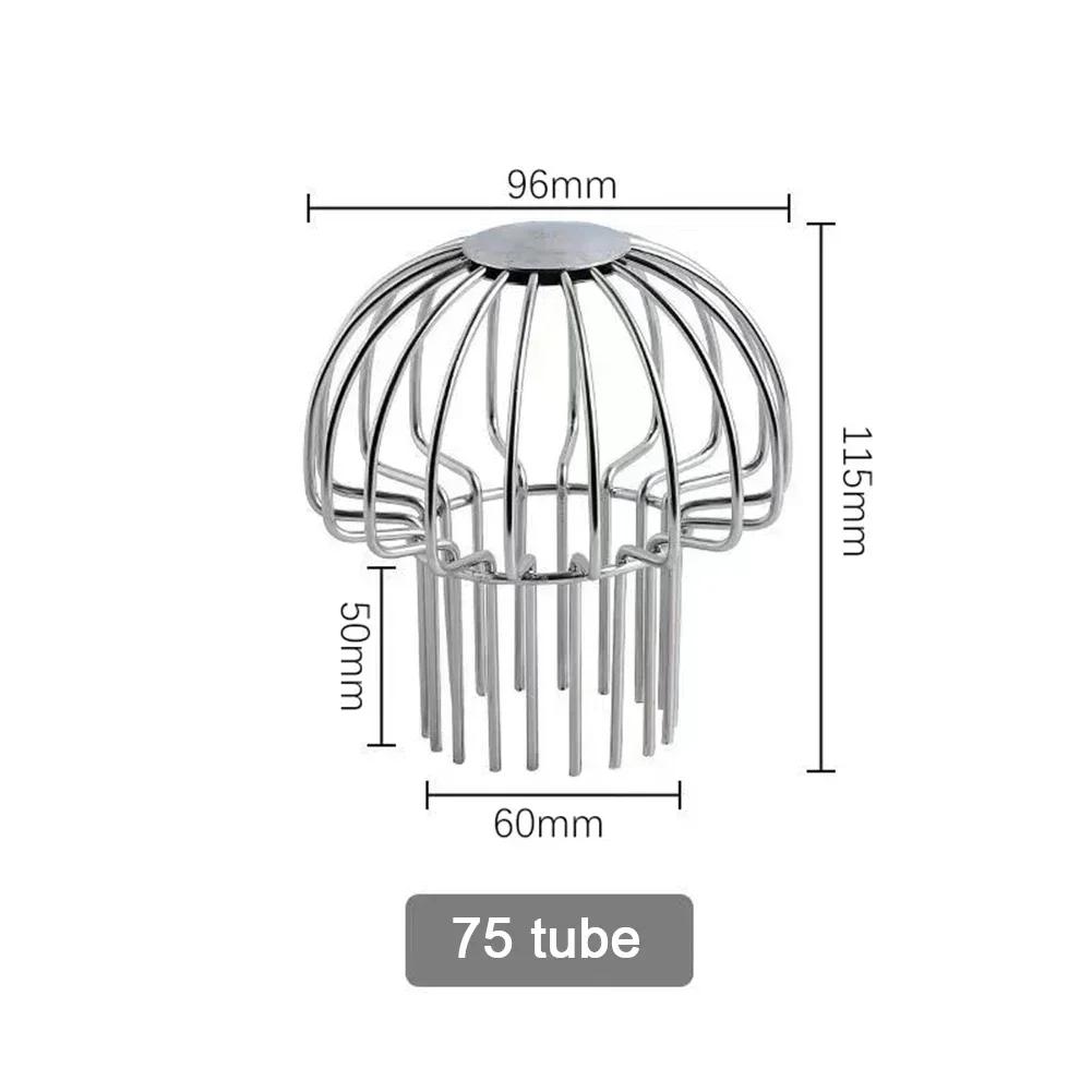 Rain Gutters Roof Guard Filters Drainage Pipe Filter Mesh Strainer Stops Blockage Leaf Drains Debris Floor Drain Net Cover