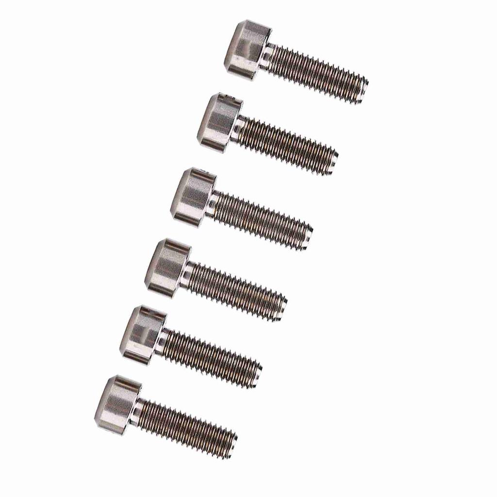 6pcs Set M5*16mm Alloy Bike Fixed Stem S For Mountain Stem ( )