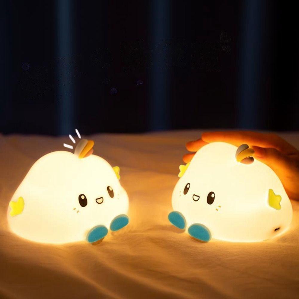 Lovely Cloud Shaped Night Light PVC Cute Table Lamp New Nursery Sleeping Lamp  Baby Child