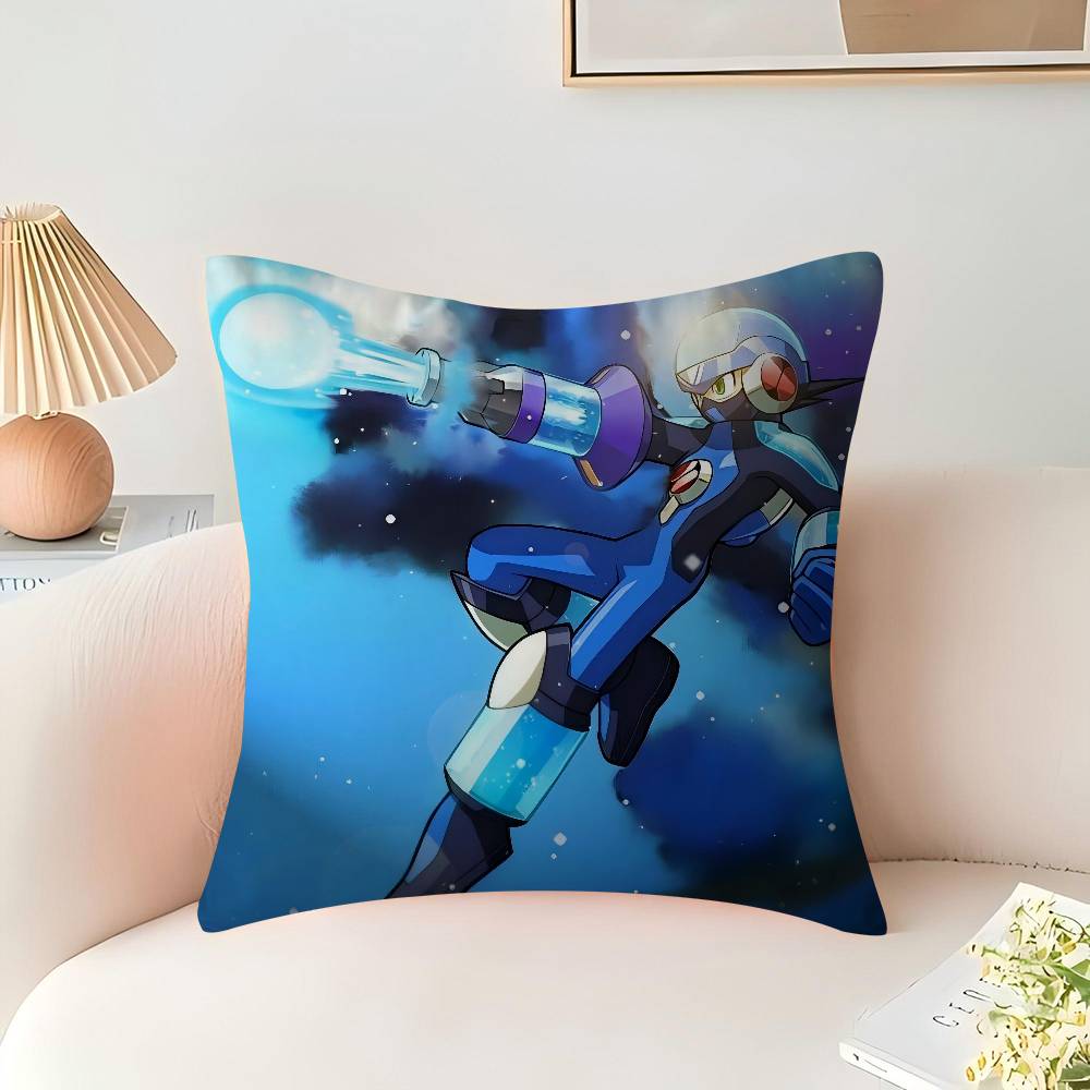 Game Megaman Personalized Pillow Cover Kids Bedroom Wild Party Decor Pillowcase Kid Birthday Shower Gift