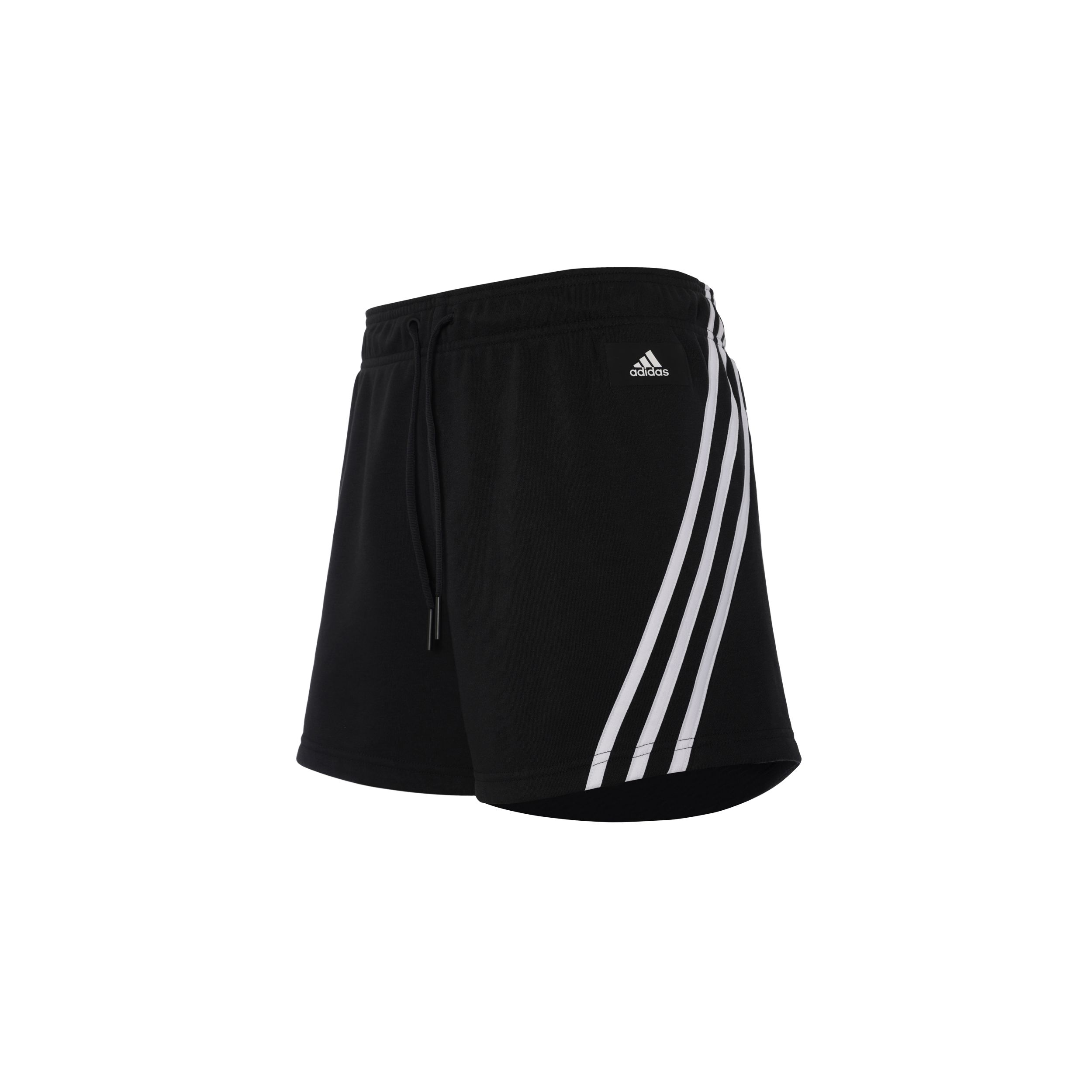 

Adidas Тренировочные шорты с контрастной полосой и шнурком Женские брюки черные H57305 XL