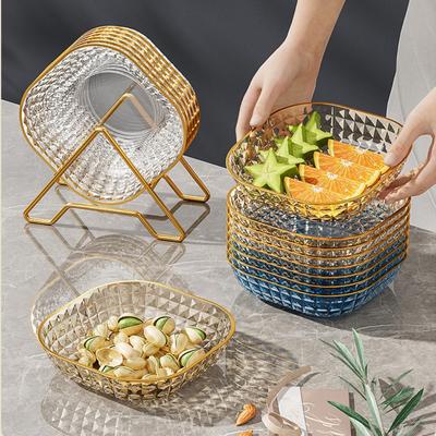 Reusable Snack Plate High-end Vegetable Plate Multipurpose Fruit Plate  Dining Table