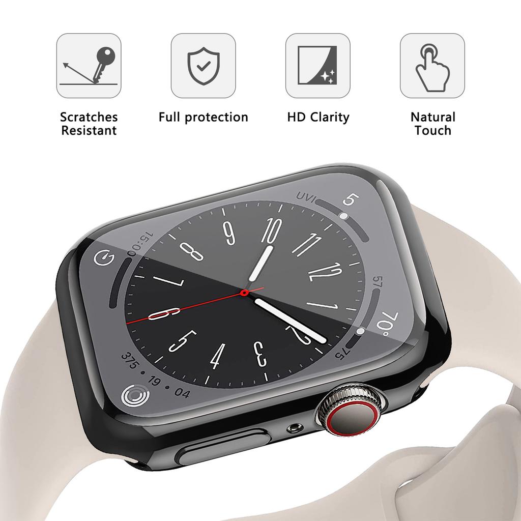 Cover For Apple Watch 10 Case 46mm 44mm 40mm 45mm 41mm 42mm 38mm screen protector silicone bumper iwatch series 3 4 5 6 se 7 8 9