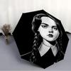1pc Addams Family Wednesday1 Umbrella, Sun Protection, And UV Shielding. It Has Eight Sturdy Ribs for Outdoor Use And Perfect Gift