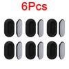 6 Pack Magnetic Remote Control Holder Self-Adhesive Wall Mount Multi‑Purpose Remote Control Support For Home Office JYSNJ04