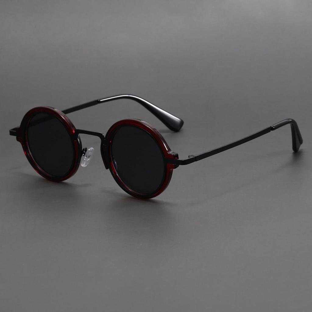 Retro Handmade Small Round Sunglasses Sun Protection Eye Protection Uv Protection Men And Women Sunglasses