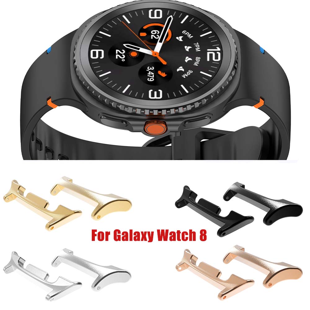 For Samsung Galaxy Watch 8 Stainless steel Watch Connector Silver Gold 22mm for Samsung Galaxy Watch 8 Ultra Adapter Watch Band
