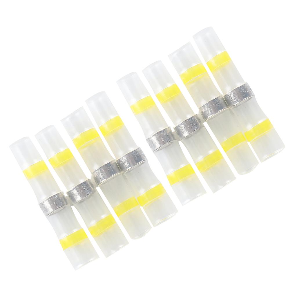 200PCS Waterproof Heat Shrink Butt Connectors Butt Splice Solder Seal Electrical Wire Terminals