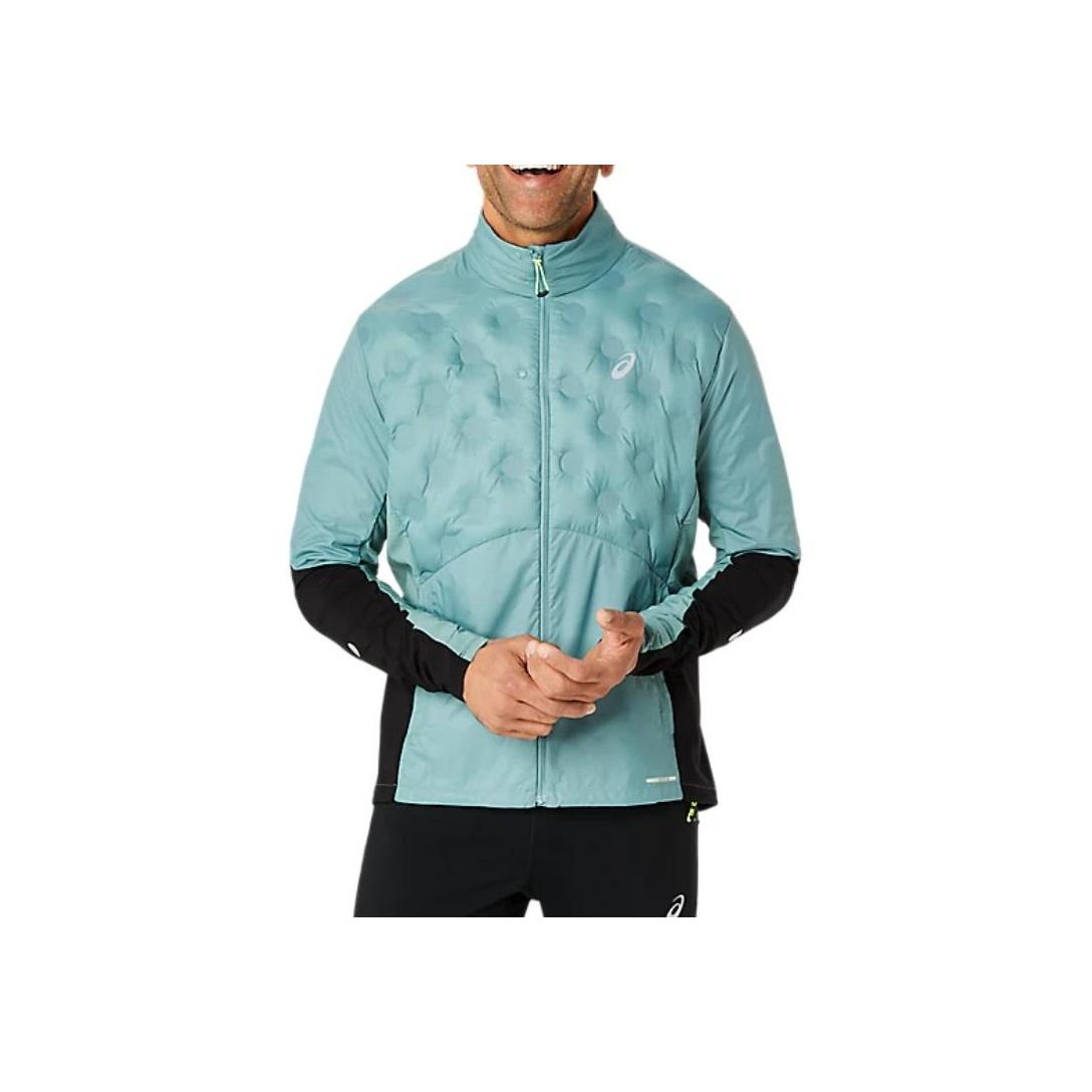 Asics Road Winter Jacket Windproof Waterproof Durable Comfortable Fashionable Versatile Jacket Men jackets Cerulean 2011D087-300 S