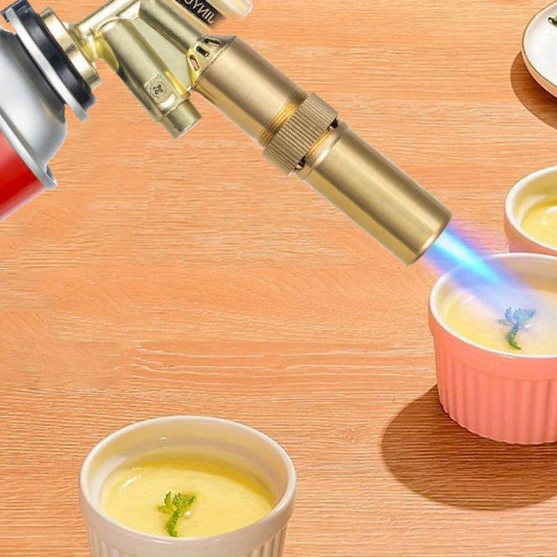 1 Pc Portable Welding Gas Torch Flame Gun Butane Burner Outdoor Camping BBQ Lighter Flamethrower Kitchen Supplies Welding Equipment