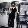Damska sukienka na Halloween Cosplay z koronkowym dekoltem w serek, ramiączkami spaghetti, rybi ogon, ciemny styl, gotycki, średniowieczny, vintage, bez rękawów, występ na scenie