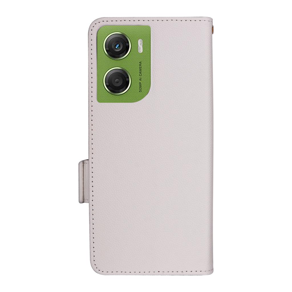 For Motorola Moto G06 4G/G06 Power 4G Case Litchi Texture Wallet Leather Phone Cover with Wrist Strap
