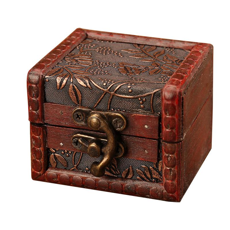Classical Wood Jewlery Box Jewelery Storage Box Jewellery Chest Mom Gifts Antique Trinket Organizer Treasure Box for Women Girls
