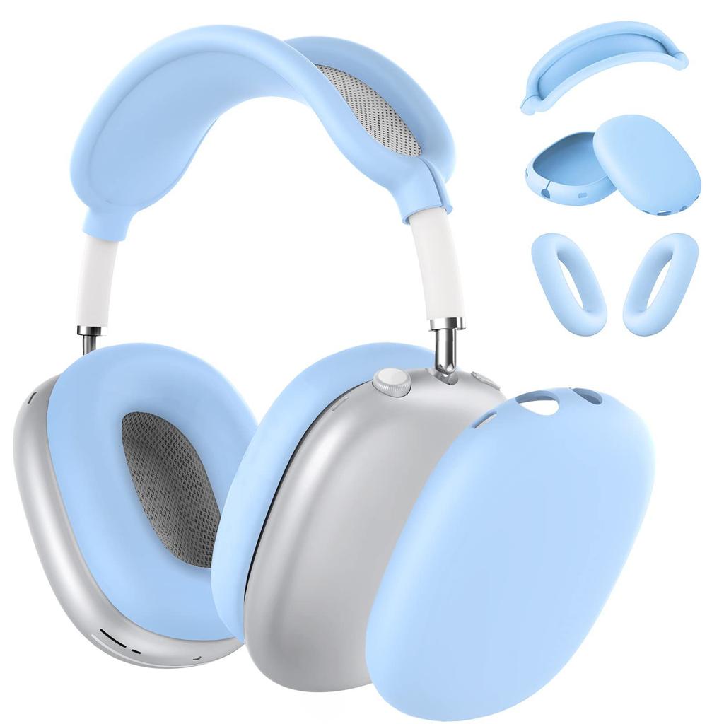 Soft Silicone Headphone Case Ear Pad Cushion Skin Earphone Protector Cover