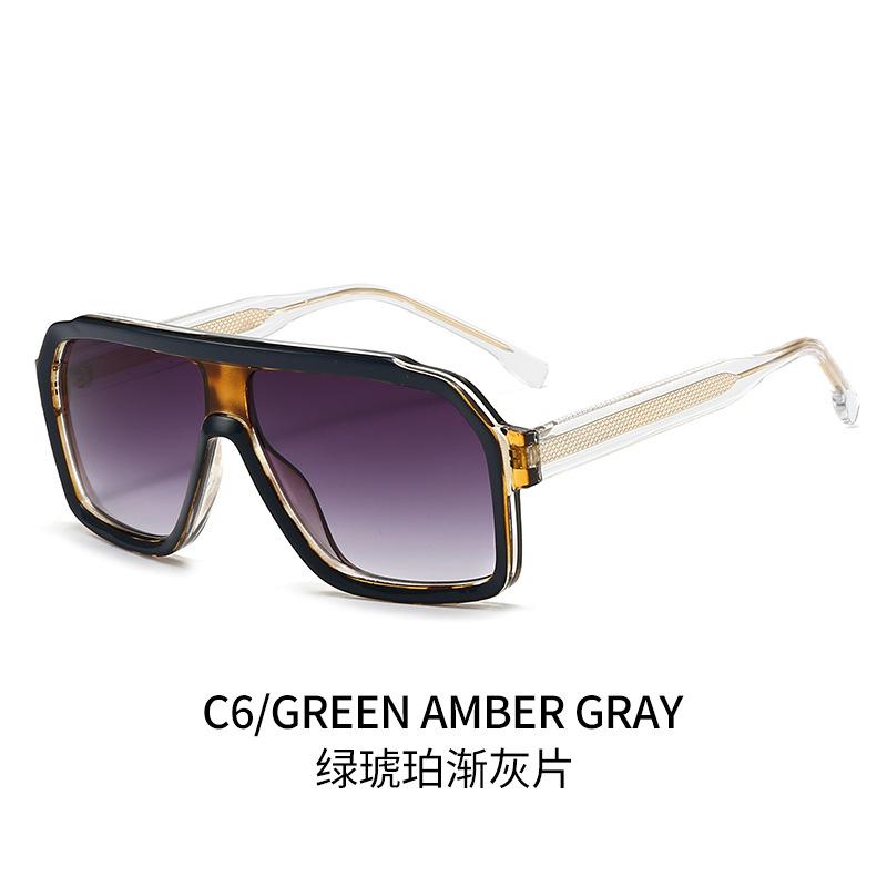 New Retro Pilot Sunglasses UV400 Protection Fashion Gradient Lens Luxury Square Shades for Men Women Outdoor Driving
