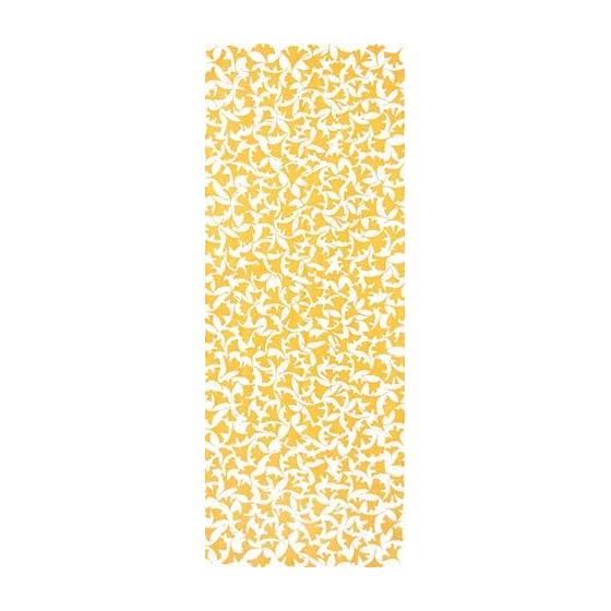 Edoten Todaya Shoten Tenugui Hand Towel, Ginkgo, 969, Chusen, 100% Cotton, Approx. 37x90cm