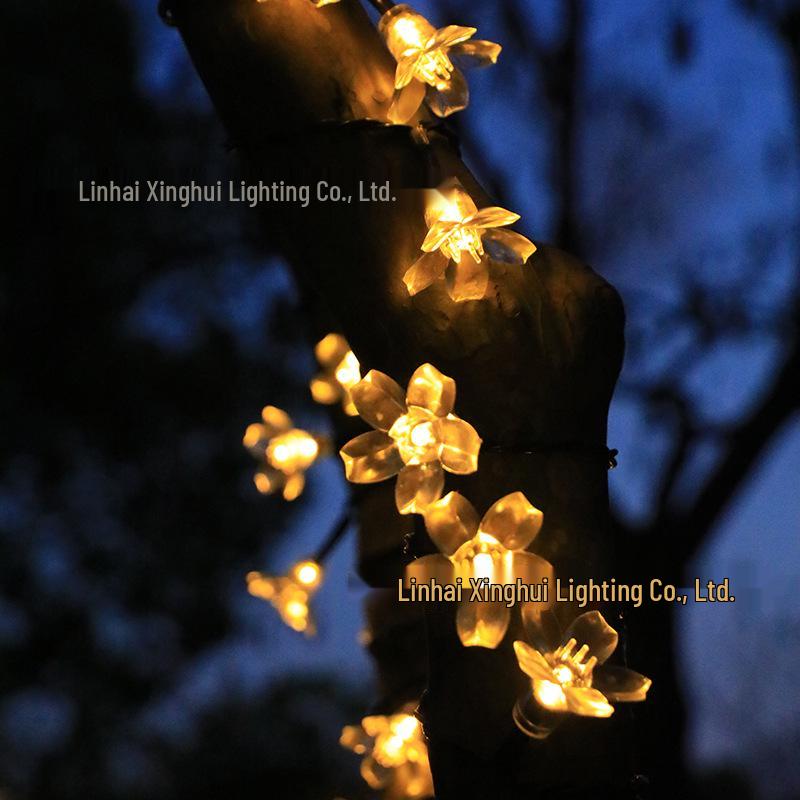 Outdoor LED Solar Crystal Ball String Lights - Waterproof Decorative Lights for Camping and Tents