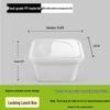 Food Grade Microwaveable Takeaway Bento Box with Lock Lid