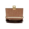 Coach Hutton 22 Lock Closure Internal Zipper Multi-Purpose Pocket Coated Canvas With Calfskin And Snake Skin Shoulder Crossbody Bag Small C2584-B4SBI